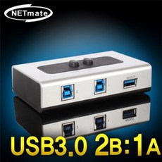 강원전자 NETmate NM US312 USB3.0 2B대1A 수동선택기 벽걸이, 상세페이지 참조