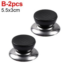 교체 팬 뚜껑 핸들 냄비 캡 핸드 손잡이 커버 조리기구 주방, 3.B- 2pcs, 1개