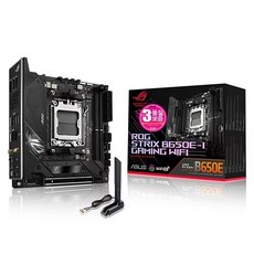 ASUS ROG STRIX B650E-I GAMING WIFI STCOM 에이수스 컴퓨터 게이밍 PC 메인보드 AMD CPU추천 MainBoard, 단품