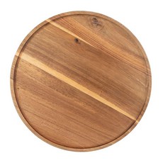 Tablecraft 아카시아 우드 레이지 수잔 식탁용 레스토랑 전문 음식 서비스 조리대 또는 뷔페 라인을 위한 상업용 등급 서버 앙트레 애피타이저 디저트 조미료 45.