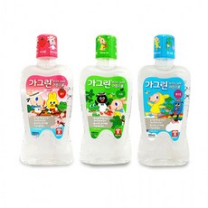 불소 코팅 가그린 어린이용 380ml 저자극 충치 구강 아동 맵지않은 풍선껌향 청결제+022oe, 사과 380ml, 본상품선택