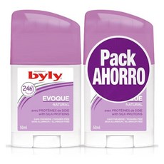 Byly EVOQUE 빌리 데오드란트 스틱 내추럴 50ml 2팩, 1세트