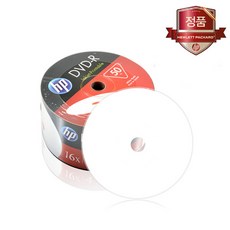 [HP] 프린터블DVD-R 4.7GB 16배속 50장벌크/공DVD, 상세 설명 참조, 1개