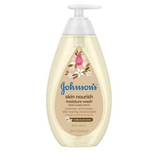 Johnson's Baby 피부 영양 수분 베이비 바디 워시 20.3온스 티어 프리, 바닐라/귀리, 20.3 Fl Oz (Pack of 1), 600ml