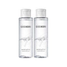 코스노리 마이크로 액티브 립앤아이 리무버, 100ml, 2개