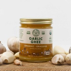 GHEE 유기농기 목초사육 갈릭 기버터 220g 수제 제작, 1개
