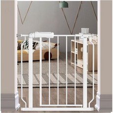 Fairy Baby Extra Wide Gate 57.5-62 인치 계단 배니스터 문간 복도 계단을 위한 자동 폐쇄 안전 게, 25-27 Inch (Pack of 1)