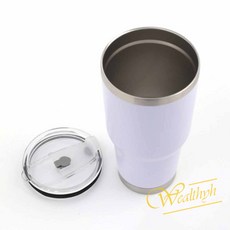 WH 밀폐뚜껑 텀블러 850ML 화이트 보냉텀블러, 1개