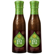 백설 통들깨 들기름, 160ml, 2개