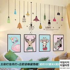 샹들리에벽지