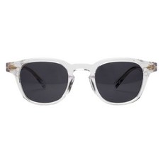[천삼백케이] [애쉬 컴팩트] Tar Sunglasses - Clear (Smoke Black Lens)