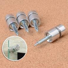 사무실 보드 액자 벽면 고정 다보볼트 4개 아크릴나사 아크릴볼트 다보부품