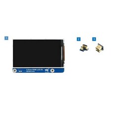 라즈베리 파이 스크린 3.2 인치 LCD HDMI 호환 3.2 인치 480x800 IPS 디스플레이 다른 미니 컴퓨터용, 1) 3.2inch, 1) 3.2inch