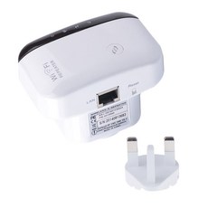 FWT 새로운 300mbps wifi 중계기 무선 AP 라우터 확장기 신호 부스터 범위, 영국 표준 플러그
