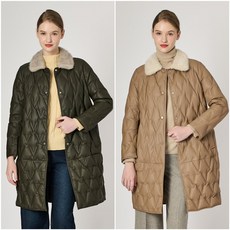  [BCBG] 네크 퍼 롱 구스다운 B4S1Y999 