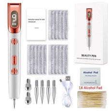플라즈마 펜 피부 태그 리무버 사마귀 Verrugas 제거 레이저 점 유두종 주근깨 다크 스팟 문신 미용 기계182579, Set