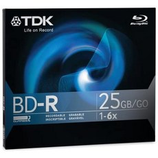 [해외직구]TDK Blu-Ray 25GB 싱글 레이어 레코딩 디스크 (제조업체에서 단종), One Color_One Size, One Color_One Size, 상세 설명 참조0
