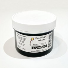 공예몰 Sugarflair 슈가플레어 대용량 22_Liquorice 블랙 400g MAXIMUM PASTE CONCENTRATE TO COLOUR 슈가크래프트 설탕공예 색소, 1개