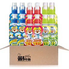 올따옴 어린이음료 뽀로로 3종기획세트 P1호 (밀크6개+딸기6개+샤인머스캣6개), 235ml, 1개