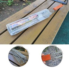 캠핑 바베큐용 BBQ 원형 그릴바구니 고구마 옥수수 해물 그릴, 1개