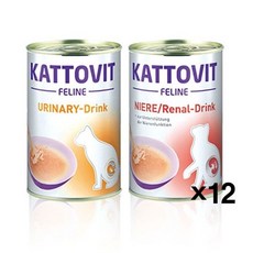 [에이치플러스몰] 카토빗 필라인 드링크 135mlX12 고양이 영양 수분보충, 종류:레날, 135ml, 12개