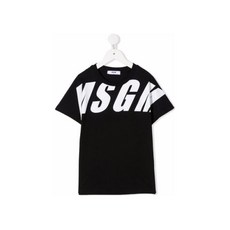 MSGM 22SS 키즈 로고 오버핏 티셔츠 MS028873 110