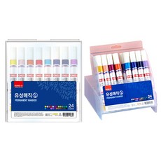 동아 유성매직 24색 세트 유성매직24색