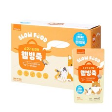 페디칼 페디칼 웰빙죽 소고기&전복 120g 강아지보양식, 12개