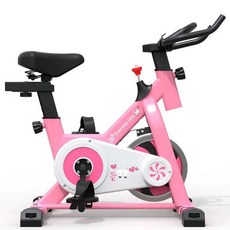 어린이 실내자전거 소형 다이어트 좌식 바이크 헬스, 분홍색