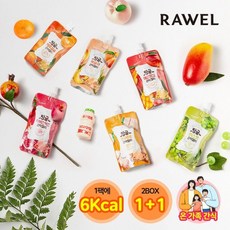 로엘 [20팩] 팅글 곤약젤리 2박스 6가지맛 / 복숭아 머스캣 애플망고 제주감귤 석류 요구르트, 기타, 15. 머스캣1+제주감귤1