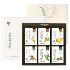 PYEONGCHANG TEA GARDEN 綜合養生茶禮盒組 2號, 6種養生茶+購物袋, 1組