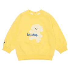 [블루독베이비8] SS24 도기프렌즈 맨투맨 HJ (4411433401) (BLUEDOG BABY 유아 출산 백일 선물 도트 강아지