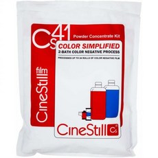 씨네스틸 Cs41 색상 간소화 2욕 C-41 파우더 키트 (24롤), 시네스틸 Cs41 컬러 심플리파이티드 2-배스 C-41, 1개