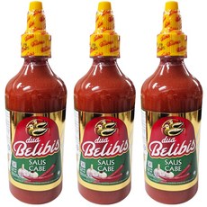 인도네시아 블리비스 소스 짜베 칠리소스 삼발 Indonesia BELIBIS SAUCE CABE, 3개, 535ml