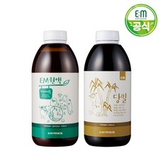 에버미라클 EM 발효원액+당밀 세트/다용도살림꾼/청소/항균/탈취, EM 발효원액 + EM 당밀