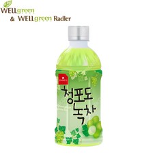 웰그린 스위츠 청포도녹차 340ml 20pet / 편의점 음료수, 20개