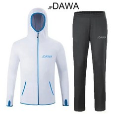 모기장옷 JP Dawa 남성용 낚시 세트 속건성 아이스 실크 등산 하이킹 자외선 차단 모기 회피 라이딩 셔츠 용수철 여름, 1개, 11) XL - suit 01