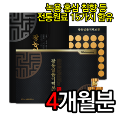 광동 일품 기력보환 3.75g x 60개입 침향 녹용 홍삼 설 명절 새해 선물 침향환효능 침향단효능 면역력 기력보충 부모님선물, 4개월분