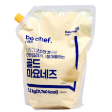 푸드올마켓_ 비셰프 골드마요네즈 3.2kg /파우치, 4개