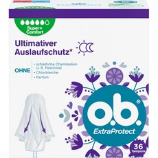 OB 탐폰 생리대 엑스트라 프로텍트 슈퍼 플러스 36개입x3, 3개, 36개입