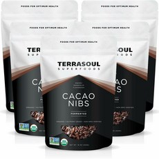 Terrasoul Superfoods Cacao Nibs 미국 테라소울 수퍼푸드 카카오 닙스 454g 5팩, 5개