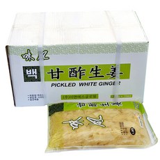 미풍 초생강 백색 생강절임 1.3kg10개(1박스), 초생강 (백색) 1.3kg-10ea