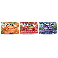 Smucker's 스머커즈 포도젤리 딸기잼 오렌지 마멀레이드 세트 14g 200개