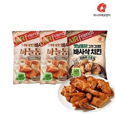 마니커에프앤지 [마니커에프앤지] 마늘통닭 470g(2봉) + 바사삭치킨한마리 500g, 2개, 470g