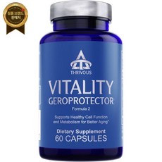 Thrivous Vitality - Enhance Cell & DNA Function for Better Aging Advanced Natural Geroprotector Supp, 1개