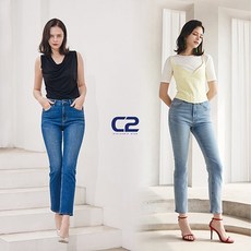 [특가기획] C2 여성 라이크라 컴포트 데님 2종