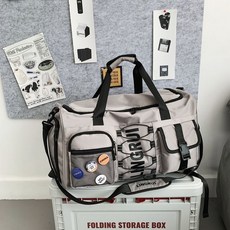검도가방 호구 배낭 검도용품 무간 대용량 정리 나일론가방 투구 대형, 7. 스페셜-그레이(배지증정), 1개