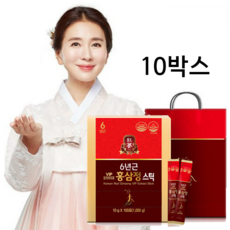 김포파주농협 동의삼 6년근 VIP 홍삼정스틱(100포), 10박스, 1kg