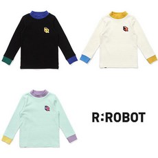 알로봇 AK분당점 알로봇 BK/CR/MN컬러블록반목티10C19-330-01/2/3