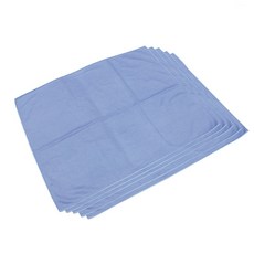 파보니 마이크로화이버 유리용 타월 400 x 500 mm, 블루, 5개